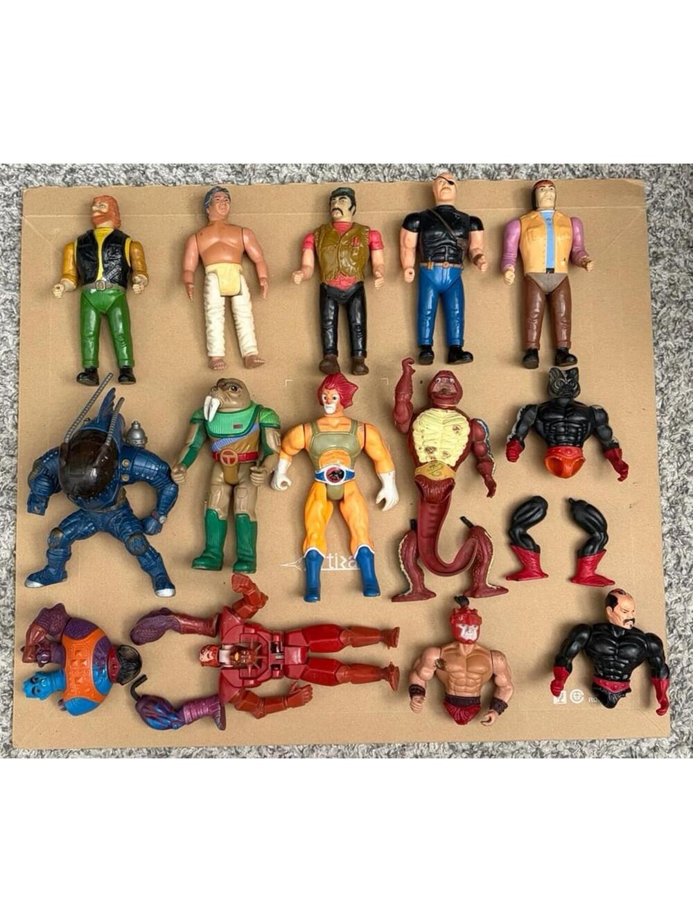 Vintage 80’s action figure lot - bundle - Vintage toys - collectible action figs